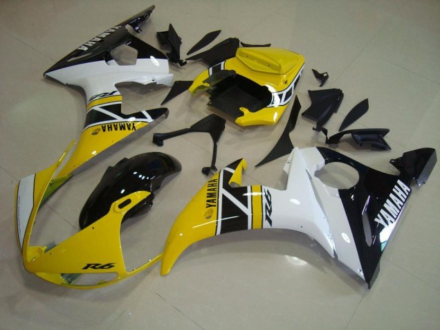 Amarillo Aniversario Carenado Moto Yamaha R6 03-05 Amarillo Aniversario Carenado Moto Yamaha R6 03-05