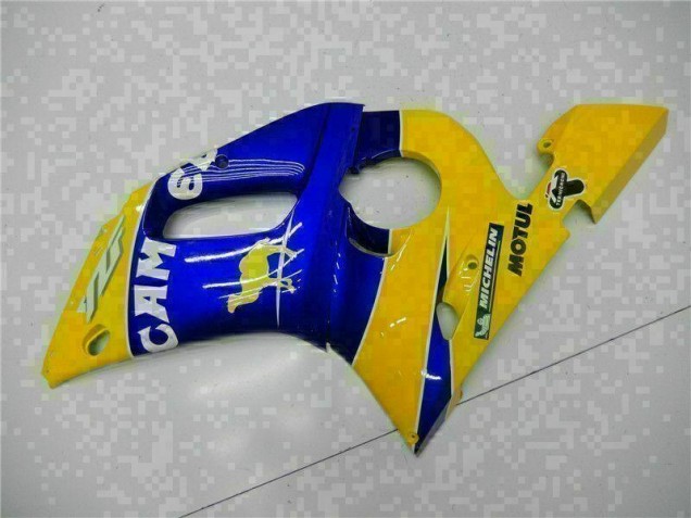 Amarillo Azul ABS Moto Plásticos Yamaha R6 98-02 Amarillo Azul ABS Moto Plásticos Yamaha R6 98-02