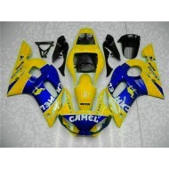 Amarillo Azul ABS Moto Plásticos Yamaha R6 98-02