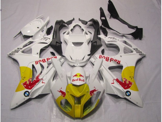 Amarillo Blanco RedBull Carenado Moto BMW S1000RR 09-14 Amarillo Blanco RedBull Carenado Moto BMW S1000RR 09-14