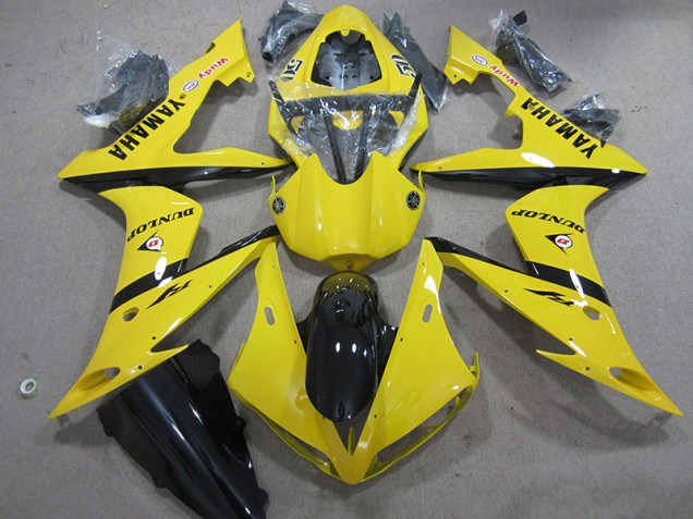 Amarillo Dunlop Carenado Moto Yamaha R1 04-06 Amarillo Dunlop Carenado Moto Yamaha R1 04-06