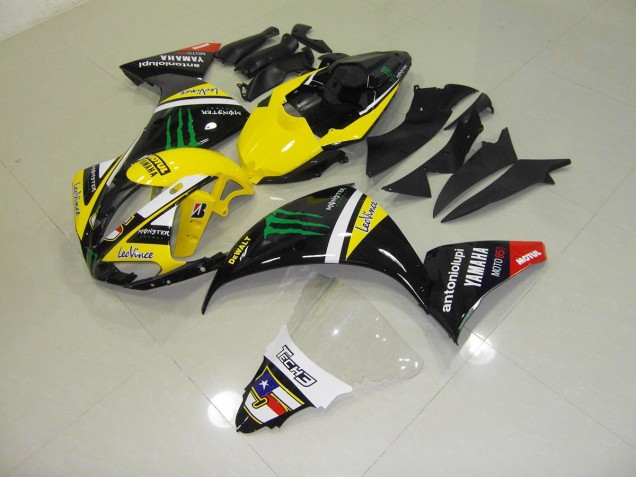 Amarillo Monster Carenado Moto & Plástico Yamaha R1 09-11 Amarillo Monster Carenado Moto & Plástico Yamaha R1 09-11