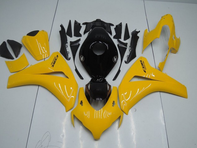 Amarillo & Negro Carenado Moto Honda CBR 1000 RR 08-11 Amarillo & Negro Carenado Moto Honda CBR 1000 RR 08-11