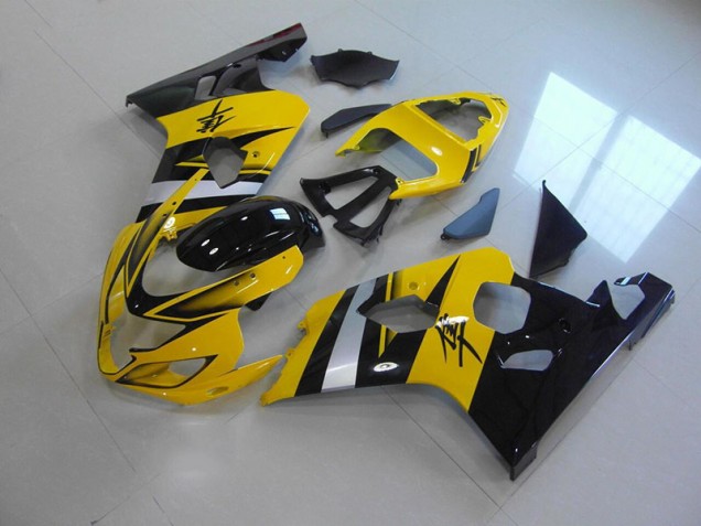 Amarillo Negro Carenado Moto Suzuki GSXR 750 K4 04-05 Amarillo Negro Carenado Moto Suzuki GSXR 750 K4 04-05