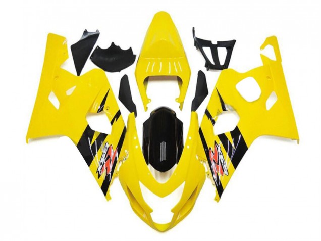Amarillo Negro Kit ABS Carenado Motocicleta Suzuki GSXR 600 / 750 K4 04-05 Amarillo Negro Kit ABS Carenado Motocicleta Suzuki GSXR 600 / 750 K4 04-05