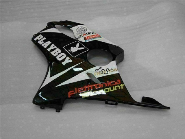 Amarillo Plata Negro Playboy Carenado Moto Honda CBR 600 F4i 01-03 Amarillo Plata Negro Playboy Carenado Moto Honda CBR 600 F4i 01-03