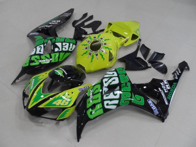 Amarillo Verde Rossi Carenado Moto Honda CBR 1000 RR 06-07 Amarillo Verde Rossi Carenado Moto Honda CBR 1000 RR 06-07
