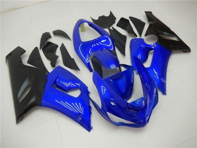 Azul ABS Kits Carenado Moto Kawasaki ZX6R 05-06 Azul ABS Kits Carenado Moto Kawasaki ZX6R 05-06