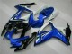 Azul ABS Moto Plástica Suzuki GSXR 600 / 750 K6 06-07 Azul ABS Moto Plástica Suzuki GSXR 600 / 750 K6 06-07