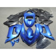 Azul ABS Moto Plásticos Kawasaki ZX6R 05-06