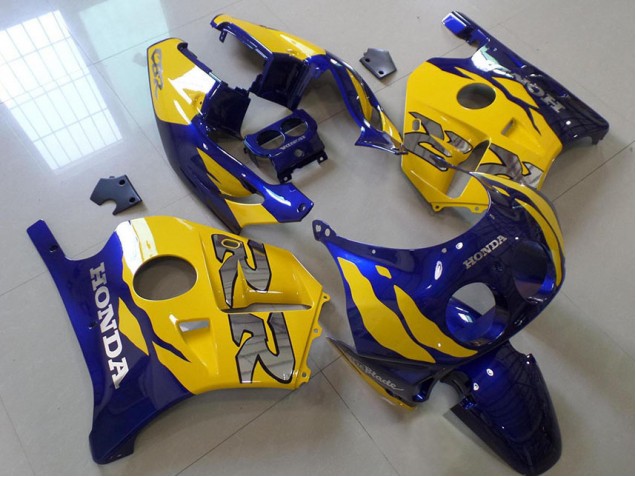Azul Amarillo Carenado Moto Honda CBR 250 RR MC22 91-98 Azul Amarillo Carenado Moto Honda CBR 250 RR MC22 91-98