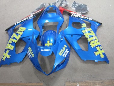 Azul Amarillo Rizla Carenado Moto Suzuki GSXR 1000 K3 03-04