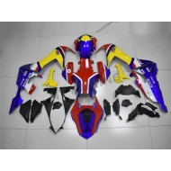 Azul Amarillo Rojo Carenado Moto Honda CBR 1000 RR 17-23