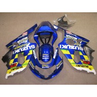 Azul Amarillo Telefumica Movistar Carenado Moto Suzuki GSXR 1000 K1 00-02