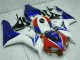 Azul Blanco Carenado Moto Honda CBR 1000 RR 06-07 Azul Blanco Carenado Moto Honda CBR 1000 RR 06-07