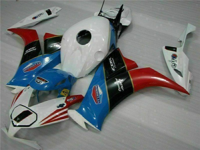 Azul Blanco Carenado Moto Honda CBR 1000 RR 12-16 Azul Blanco Carenado Moto Honda CBR 1000 RR 12-16