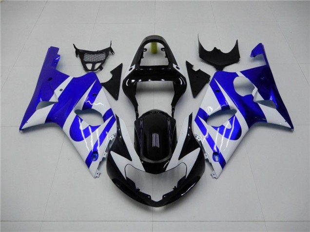 Azul Blanco Carenado Moto Suzuki GSXR 1000 K1 00-02 Azul Blanco Carenado Moto Suzuki GSXR 1000 K1 00-02