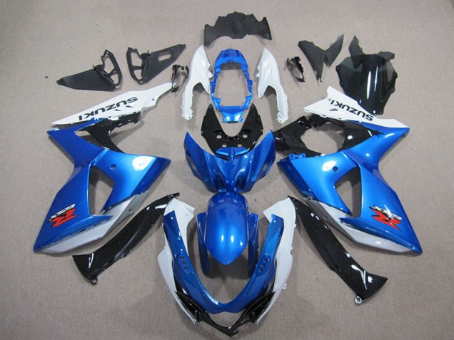 Azul Blanco Carenado & Plástico Moto Suzuki GSXR 1000 K9 09-16 Azul Blanco Carenado & Plástico Moto Suzuki GSXR 1000 K9 09-16