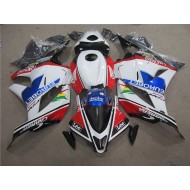 Azul Blanco EUROBET Lee Carenado Moto Honda CBR 600 RR 09-12