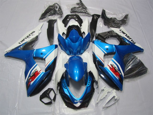 Azul Blanco Kits Carenado Moto Suzuki GSXR 1000 K9 09-16