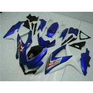 Azul Blanco Kits Carenado Moto Suzuki GSXR 600 / 750 K8 08-10