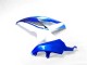 Azul Blanco Moto Plástico Suzuki GSXR 600 / 750 K8 08-10 Azul Blanco Moto Plástico Suzuki GSXR 600 / 750 K8 08-10