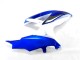 Azul Blanco Moto Plástico Suzuki GSXR 600 / 750 K8 08-10 Azul Blanco Moto Plástico Suzuki GSXR 600 / 750 K8 08-10