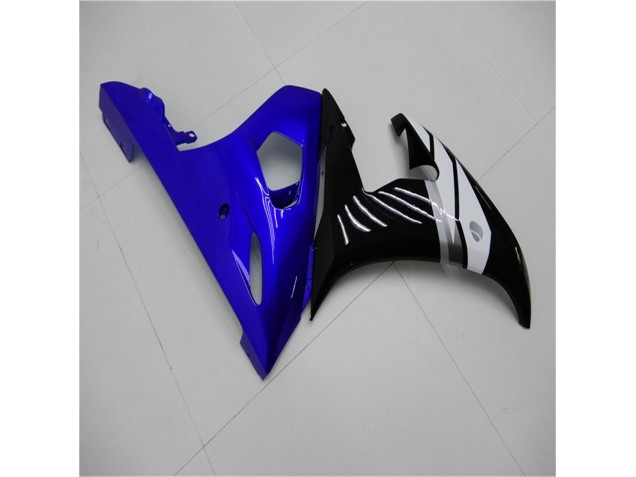 Azul Blanco Negro Carenado Moto Yamaha R6 03-05 Azul Blanco Negro Carenado Moto Yamaha R6 03-05