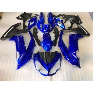 Azul Carenado Moto Kawasaki EX650 12-16
