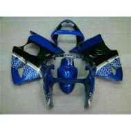 Azul Carenado Moto Kawasaki ZX6R 00-02