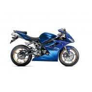 Azul Carenado Moto Triumph Daytona 675 Triple 09-12