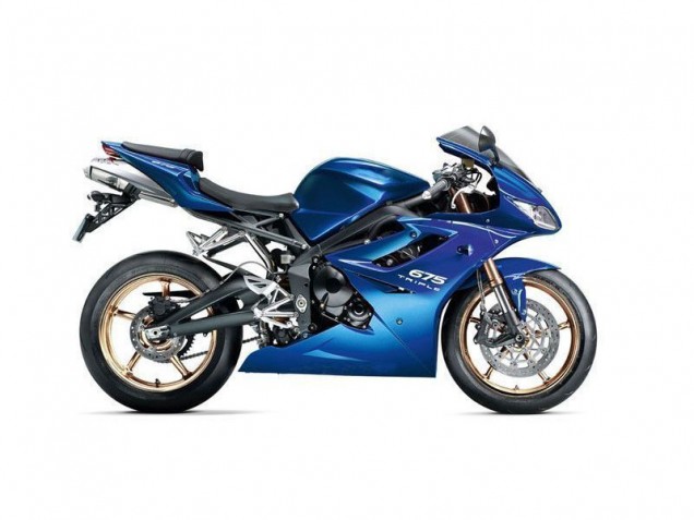 Azul Carenado Moto Triumph Daytona 675 Triple 09-12 Azul Carenado Moto Triumph Daytona 675 Triple 09-12