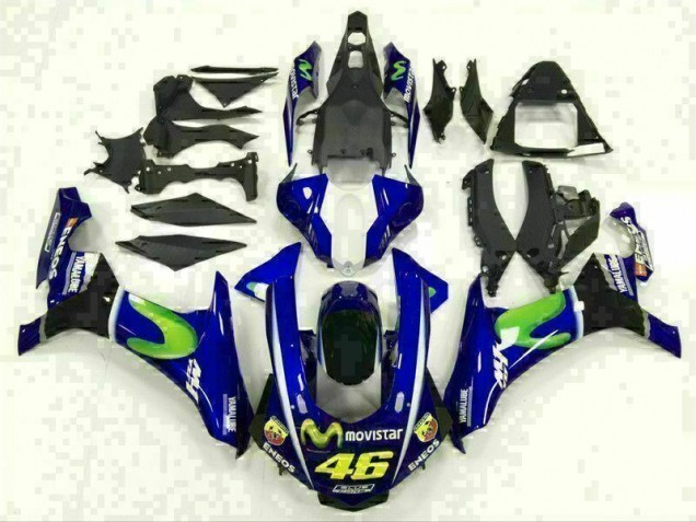 Azul Carenado Moto Yamaha R1 15-19 Azul Carenado Moto Yamaha R1 15-19