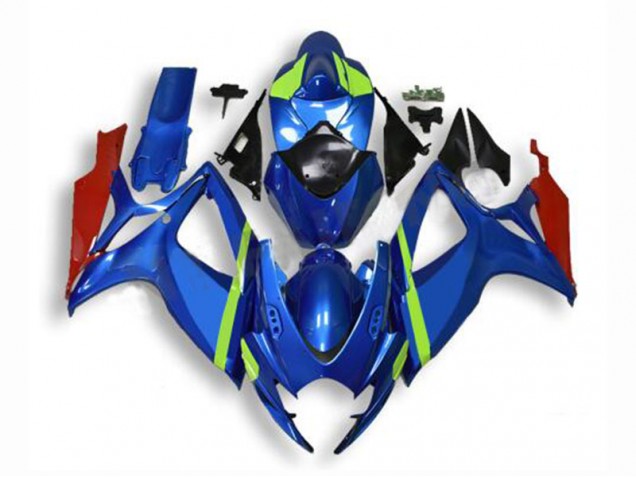 Azul Carenado & Plástico Moto Suzuki GSXR 600 / 750 K6 06-07 Azul Carenado & Plástico Moto Suzuki GSXR 600 / 750 K6 06-07
