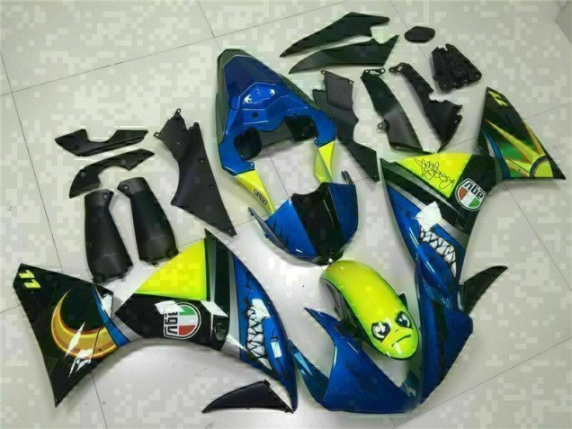 Azul Kits Completo Carenado Moto Yamaha R1 09-11 Azul Kits Completo Carenado Moto Yamaha R1 09-11