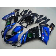 Azul Monster Carenado Moto Kawasaki ZX6R 07-08
