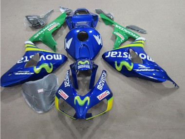 Azul Movistar Castrol Carenado Moto Suzuki GSXR 600 K6 06-07