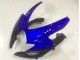 Azul Negro ABS Moto Plástica Suzuki GSXR 600 / 750 K6 06-07 Azul Negro ABS Moto Plástica Suzuki GSXR 600 / 750 K6 06-07