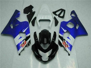Azul Negro ABS Moto Plásticos Suzuki GSXR 600 / 750 K4 04-05