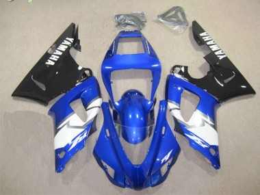 Azul Negro Blanco Carrocería Motocicletas Yamaha R1 12-14