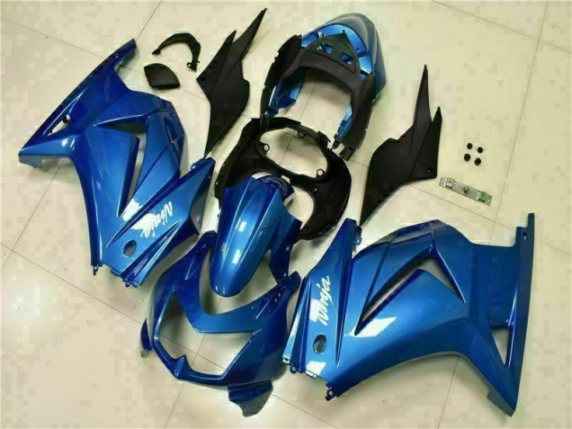 Azul Negro Blanco Ninja Carenado & Plástico Moto Kawasaki EX250 08-12 Azul Negro Blanco Ninja Carenado & Plástico Moto Kawasaki EX250 08-12