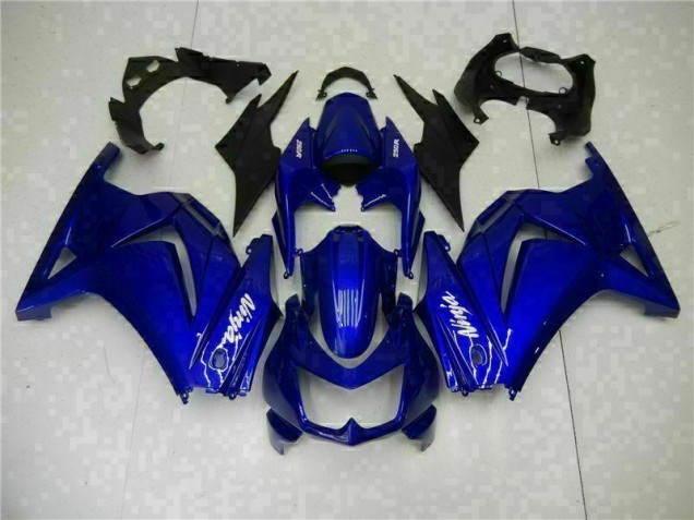 Azul Negro Blanco Ninja Kits Completo Carenado Moto Kawasaki EX250 08-12 Azul Negro Blanco Ninja Kits Completo Carenado Moto Kawasaki EX250 08-12