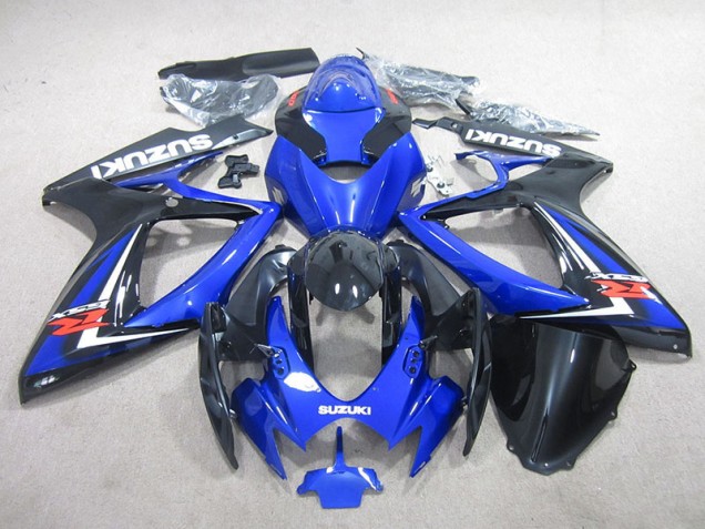 Azul Negro Carenado Moto Suzuki GSXR 750 K6 06-07 Azul Negro Carenado Moto Suzuki GSXR 750 K6 06-07