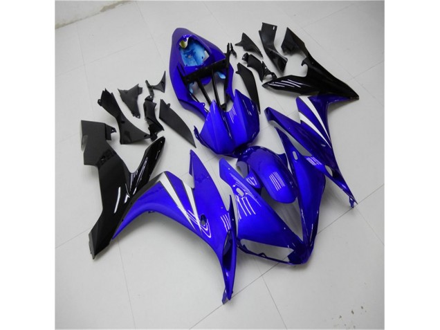 Azul Negro Carenado Moto Yamaha R1 04-06 Azul Negro Carenado Moto Yamaha R1 04-06