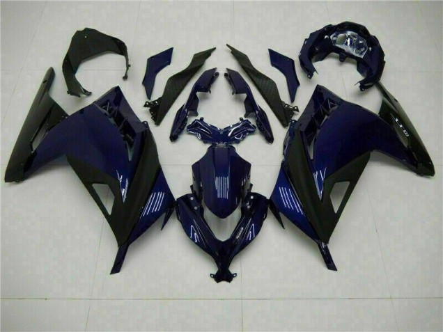 Azul Negro Carenado & Plástico Moto Kawasaki EX300 13-16 Azul Negro Carenado & Plástico Moto Kawasaki EX300 13-16