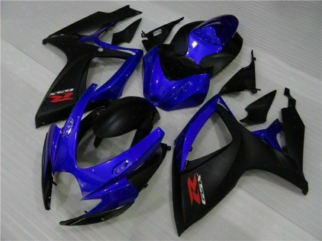 Azul Negro Carenado & Plástico Moto Suzuki GSXR 600 / 750 K6 06-07 Azul Negro Carenado & Plástico Moto Suzuki GSXR 600 / 750 K6 06-07