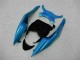 Azul Negro Kit ABS Carenado Motocicleta Kawasaki ZX6R 09-12 Azul Negro Kit ABS Carenado Motocicleta Kawasaki ZX6R 09-12