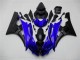 Azul Negro Kit ABS Carenado Motocicleta Yamaha R6 06-07 Azul Negro Kit ABS Carenado Motocicleta Yamaha R6 06-07