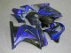 Azul Negro Kit Carenado ABS Completo Kawasaki EX250 08-12 Azul Negro Kit Carenado ABS Completo Kawasaki EX250 08-12