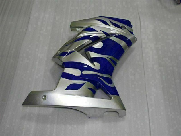 Azul Negro Kit Carenado Moto Kawasaki EX250 08-12 Azul Negro Kit Carenado Moto Kawasaki EX250 08-12